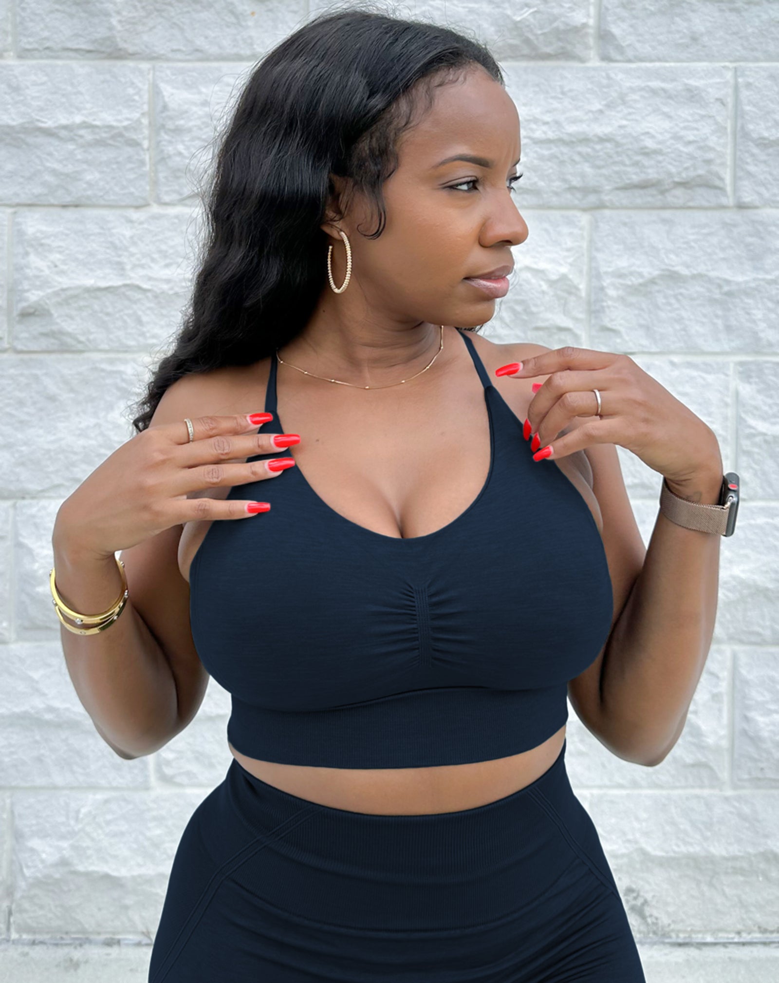 ROBIN SPORTS BRA (BLACK)