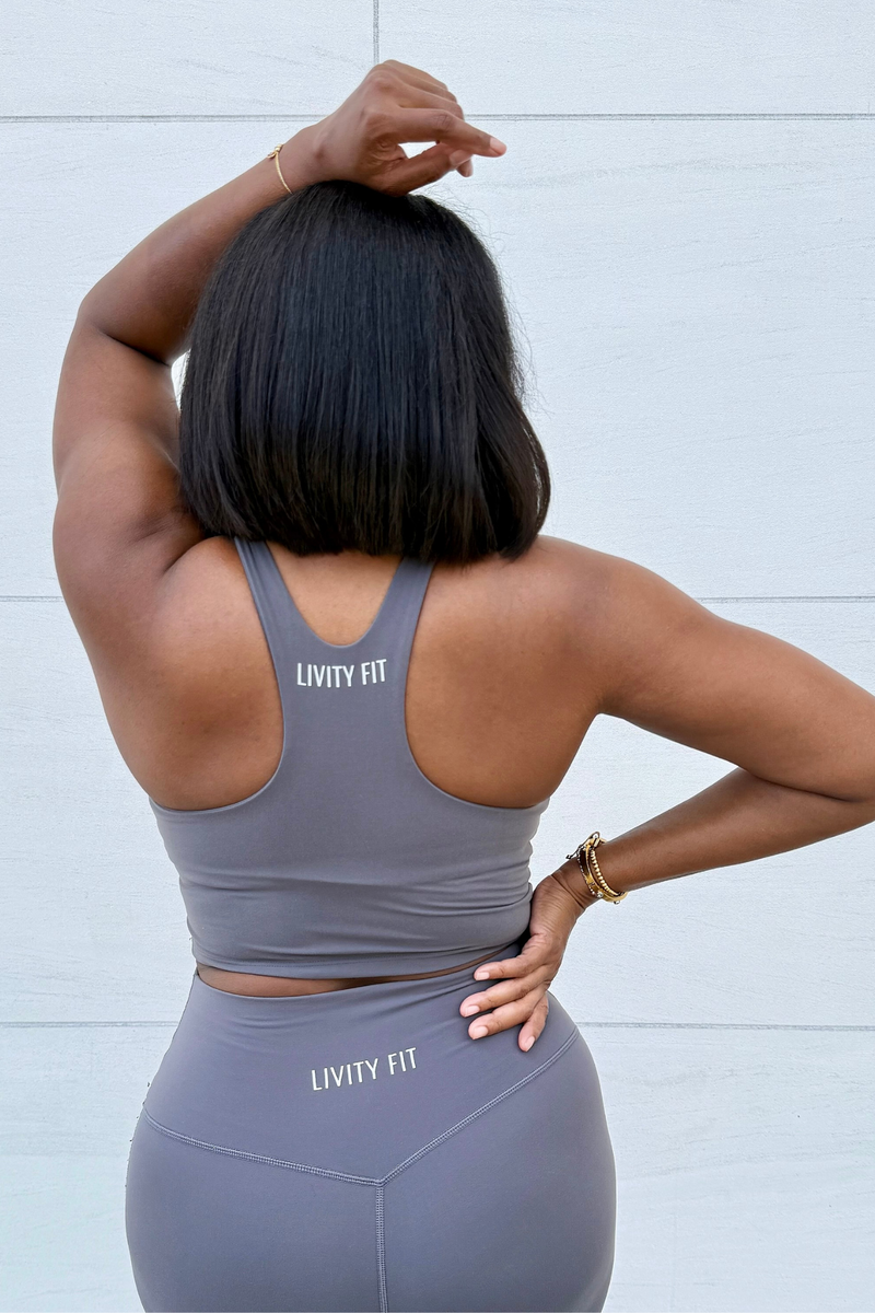 FLAREY GRAY TOP