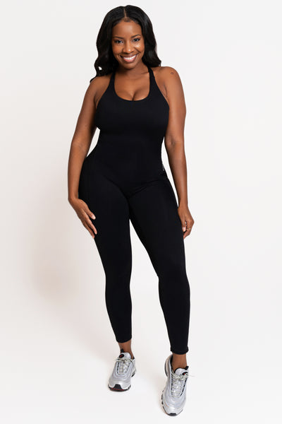 Top Gyal Bodysuit (JET BLACK)