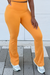 FLAREY ORANGE LEGGINGS