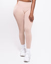 Creme Scrunch Leggings